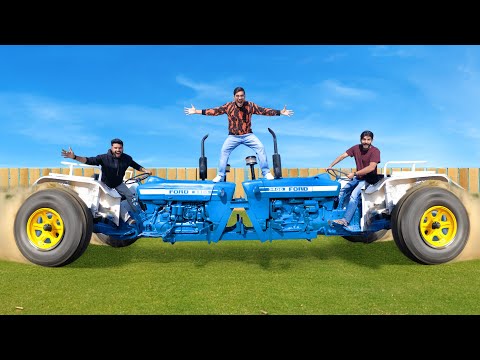 We Made Jumbo Tractor- Will It Work? डबल इंजन वाला महा सुपर ट्रेक्टर🔥