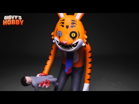 Making Mr. Stripes ➤ Mr. Hopp's Playhouse 2 ★  Cosclay Polymer Clay Tutorial