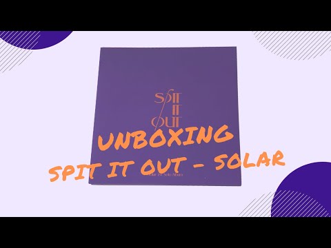 Vidéo [UNBOXING] SPIT IT OUT - SOLAR (MAMAMOO)