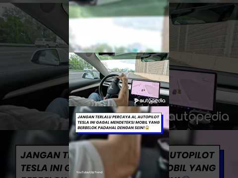 Jangan Terlalu Percaya AI? Autopilot Tesla Gagal Deteksi Mobil Belok!😱