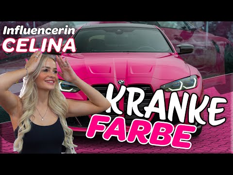 KRANKE FARBE - BMW M4 von  Influencerin Celina wird geprinzt