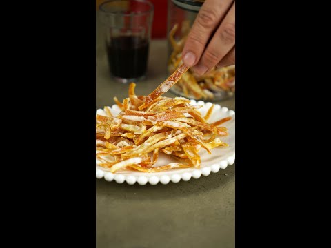 Cáscaras de naranja confitadas: aprende cómo hacerlo paso a paso con Foodmakers Recetas