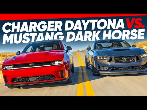 Mustang Dark Horse vs. Dodge Charger: Muscle Car Showdown