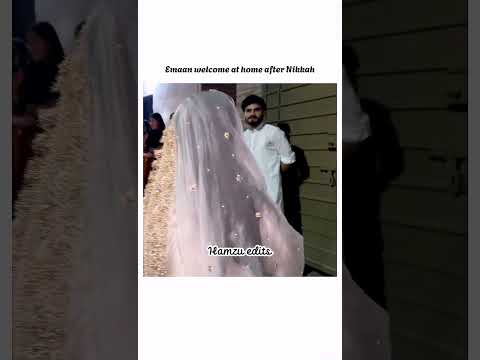Emaan welcome at home after Nikka#shorts#rajabfamily#viral#trending#ytshorts#shortfeed#edits#fanpage