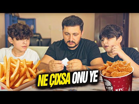 KFC YEMEK YARIŞMASI NƏ ÇIXSA ONU YE