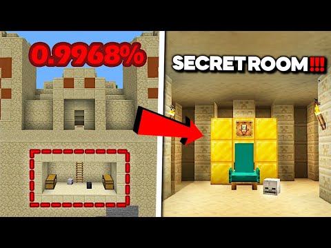 I Found Mysterious Hidden Secret Rooms in Minecraft