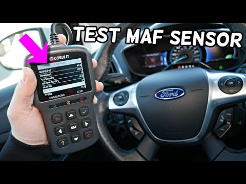 HOW TO TEST MAF SENSOR MASS AIR FLOW SENSOR FORD C-MAX FUSION MONDEO LINCOLN MKZ