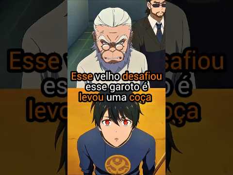 ESSE VELHO SE ARREPENDE POR TER DESAFIADO ELE #shorts #animes #otaku