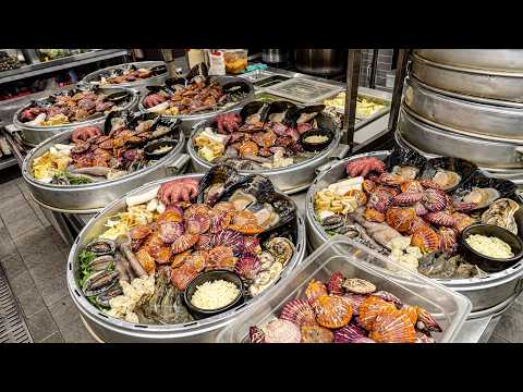 Huge amount! Contains all the clams & seafood from the clean sea in large pot│Korean Seafood