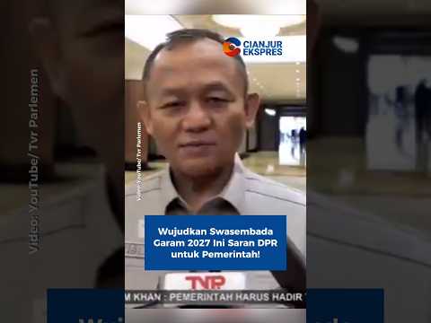 Wujudkan Swasembada Garam 2027, Ini Saran DPR untuk Pemerintah! #dprri #shorts