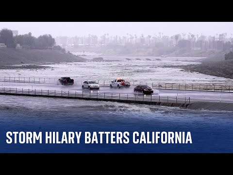 United States: Storm Hilary brings record 'life-threatening' rain to California