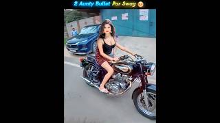 Aunty Bullet Par 😎🥰 Crazy Police Without Helmet | Chalan Kato | Super Bike Zx10r