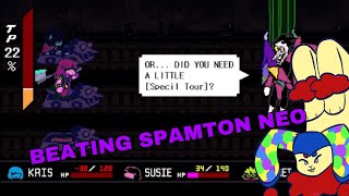 BEATING SPAMTON NEO FOR THE FIRST TIME - deltarune: chapter 2