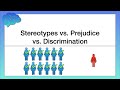 Prejudice and Discrimination Concepts
