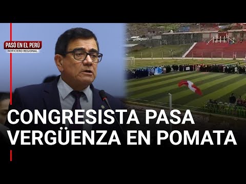 Abuchean a congresista Williams Zapata durante evento deportivo |Pasó en el Perú: noticiero regional