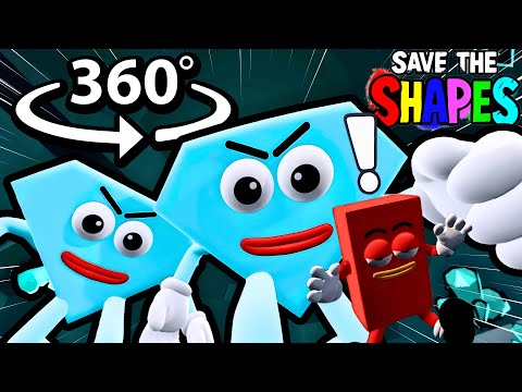 360° Save The SHAPES! — Mascot Horror in VR