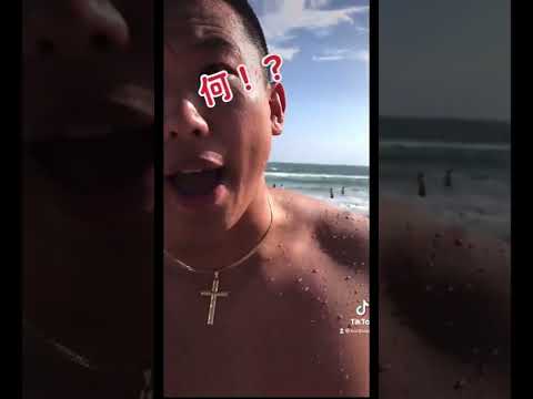 クラブセキュリティが海で輩に絡まれる！？前編　in由比ヶ浜　#shorts