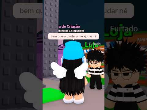FINGI SER MENINA no ROUBE UM BRAINTROT E TROLEI UM GADO #roblox #shorts #lszinn
