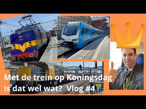 Reizen met de trein op Koningsdag, is dit een goed idee? (Vlog #4)
