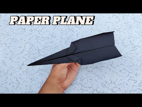 How to Make a Paper plane That Flies FAR | Easy Step-by-Step Origami Plane Tutorial for Beginners