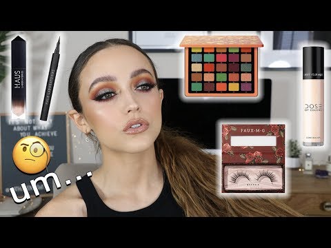 FULL FACE OF NEW MAKEUP | testing new stuff- hit or miss"