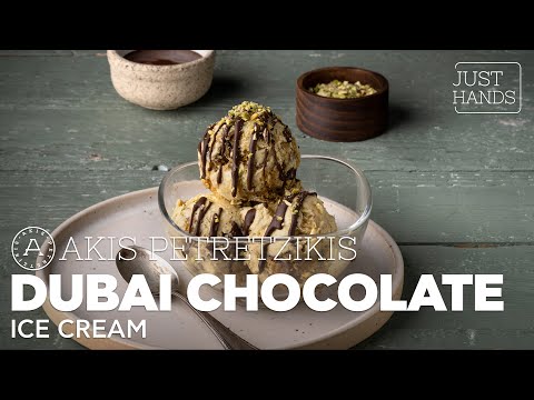 Dubai Chocolate Ice Cream | Akis Petretzikis