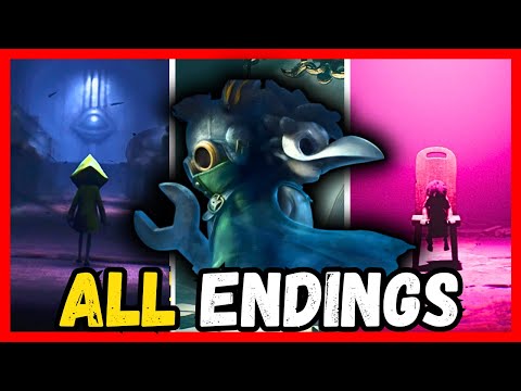 Little Nightmares 1+2+3 - ALL ENDINGS