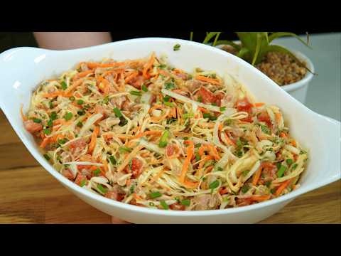 ENSALADA DE ATÚN FÁCIL RAPIDA Y CON MUCHO SABOR