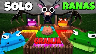 CONSTRUÍ UNA BASE PARA CADA RANA 🐸 Y LAS COMEMOS en 99 Noches en el Bosque