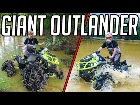 My HUGE Can-Am Outlander Goes To MUD-BASH