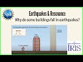 Exploring Building Resonance in Earthquakes