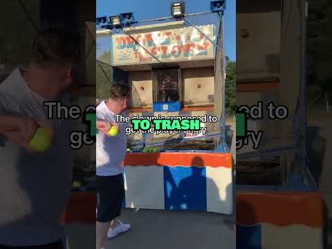 What Happens When a Pro Baseball Player Plays A Carnival Game
