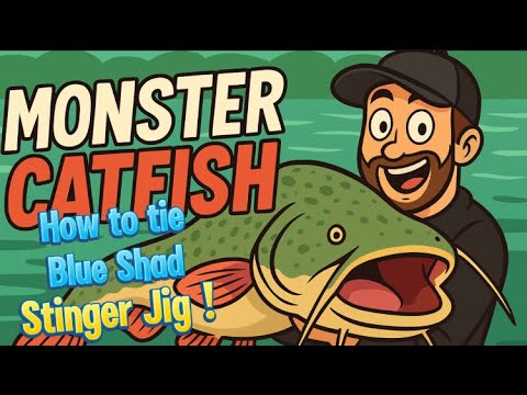 How To Tie Blue Shad Stinger Jig For Monster Catfi #fishing 
#howto 
#diy 
Tying stinger jigs for catfishing thank you for watching & subscribe Catfish
