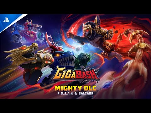 GigaBash - Mighty DLC: R.O.J.A.K & Balzarr Trailer | PS5 & PS4 Games