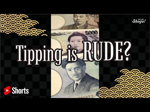 Why is it Rude to TIP in Japan? #Shorts