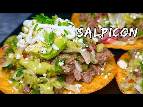 Salpicon Beef Tostadas