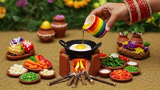 Top 10 Miniature Indian Food Recipe 😋🍳 How to Make Tiny Fried Egg | Tiny Foodkey