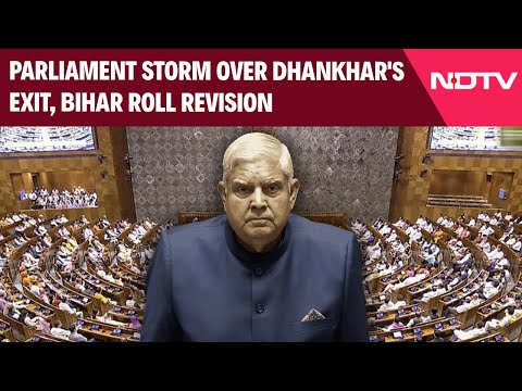 Parliament News: Parliament Storm Over Dhankhar's Exit, Bihar Roll Revision Debate