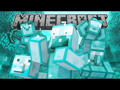 If EVERYTHING Was Changed To DIAMOND (Minecraft Animation)