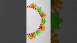 beautiful hand embroidery 3d stitch.#diy #trending #viral #fyp