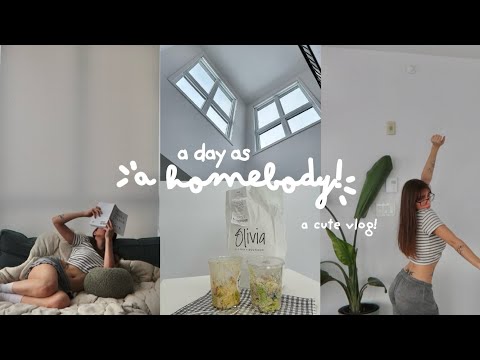 day in the life as a homebody! 🚲📖 a cute vlog :)