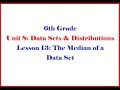 Understanding Median and Data Representation