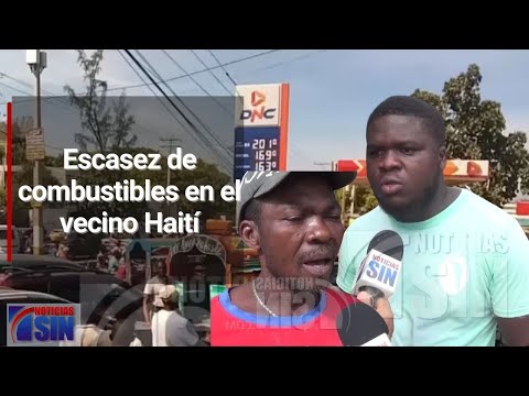 Haitianos abarrotan gasolineras de la frontera en RD