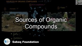 Sources of Organic Compounds
