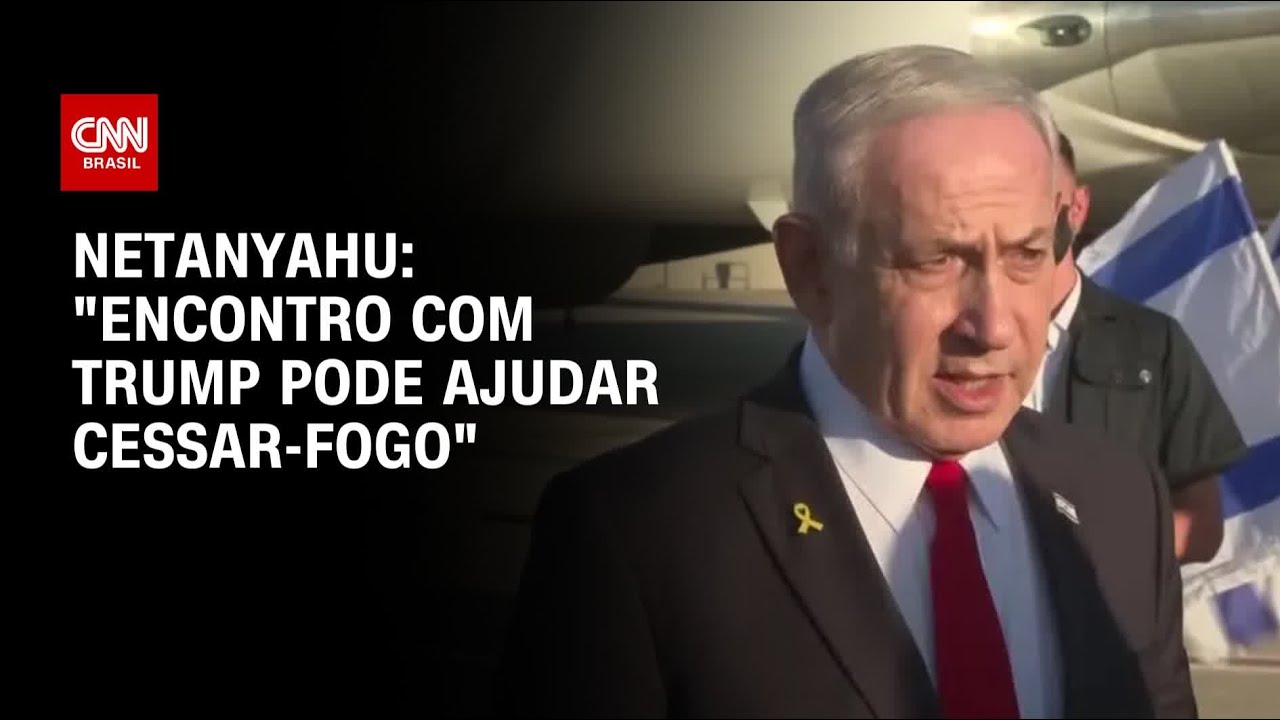 Netanyahu diz que conversa com Trump pode contribuir para cessar fogo | AGORA CNN