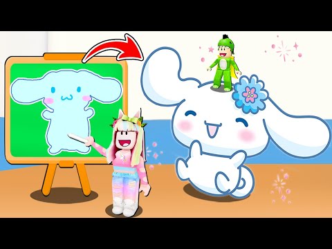그림을 그리면 살아나요!! 로블록스 도리 수니
