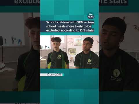 School children with SEN or free school meals more likely to be excluded | ITV News