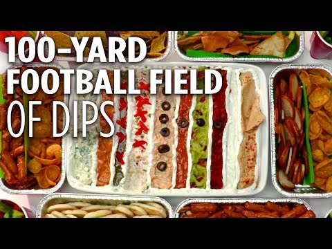 How to Make a 100-Yard Football Field of Dips | Game Day Recipes | Allrecipes.com