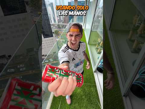 Podré explotar una Coca con mi mano? 🤯🥤