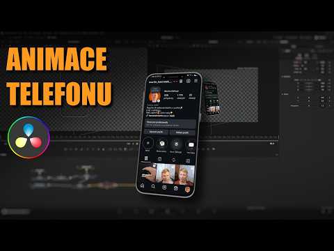Jednoduchá Animace Telefonu | DaVinci resolve tutorial Cz